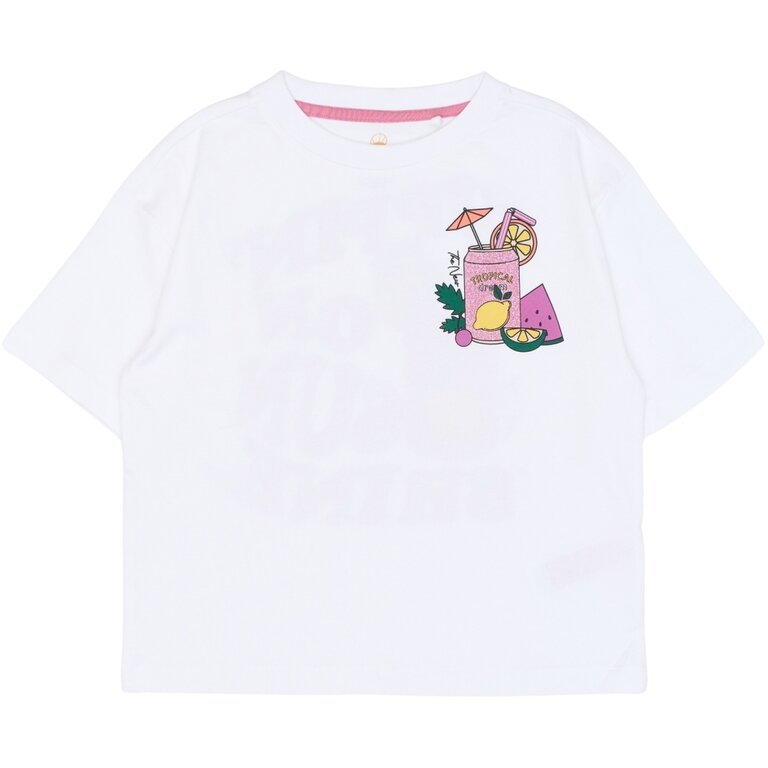 The New The New shirt meisje Tarla Tee Bright White (wit)
