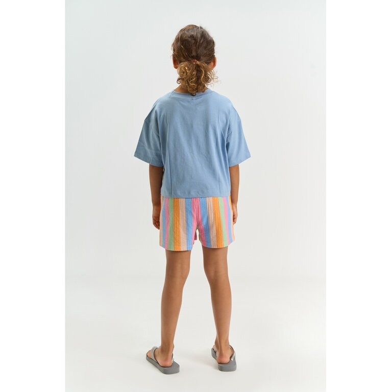 The New The New shirt meisje Tilda Short Tee Forever Blue (blauw)