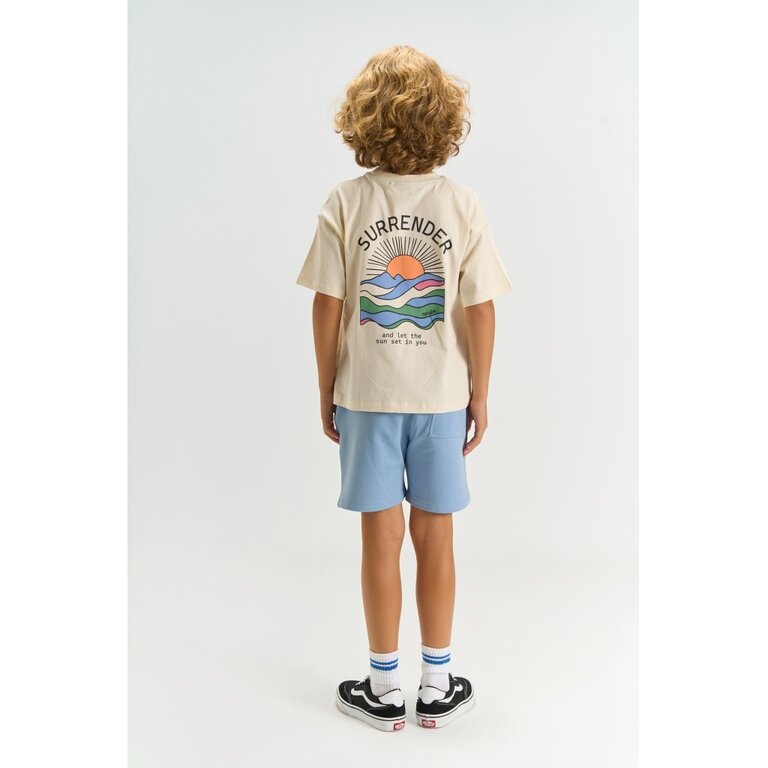 The New The New shirt jongen Tuck Tee Gardenia (crèmewit)