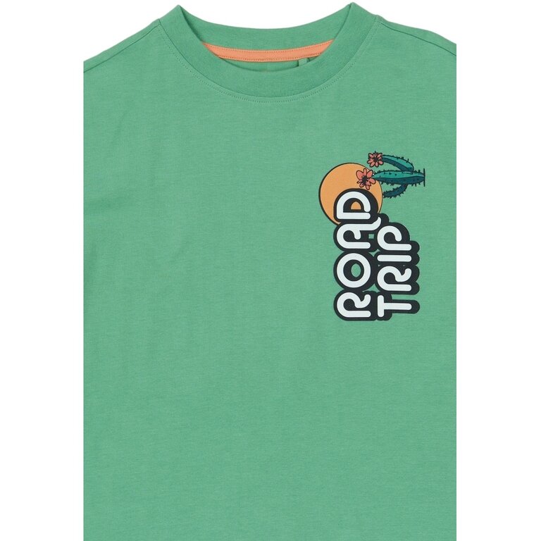 The New The New shirt jongen Thomas Tee Creme De Menthe (lichtgroen)