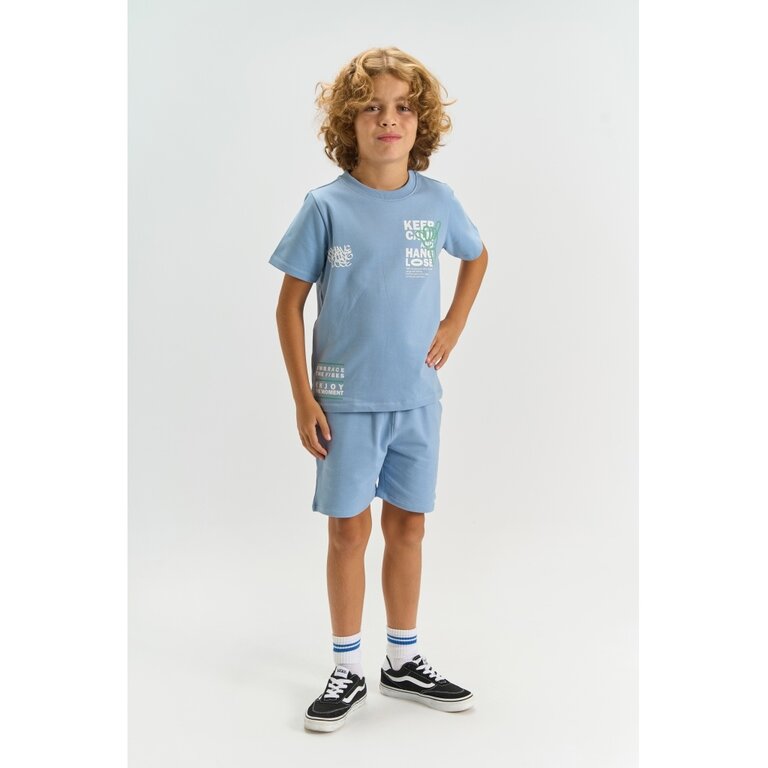 The New The New shirt jongen Titus Tee Forever Blue (blauw)