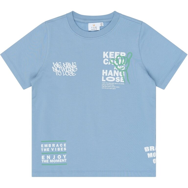 The New The New shirt jongen Titus Tee Forever Blue (blauw)
