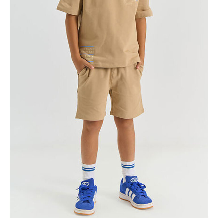 The New The New korte broek jongen Titus Short Humus (bruin)