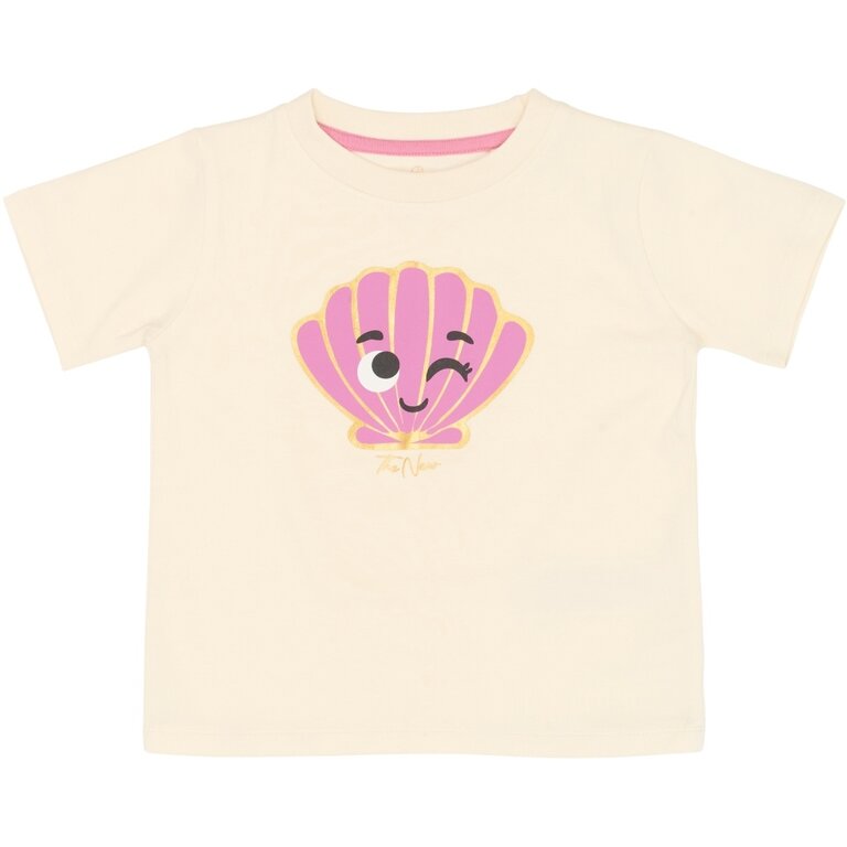 The New The New shirt meisje Tallulah Tee Gardenia (crèmewit)