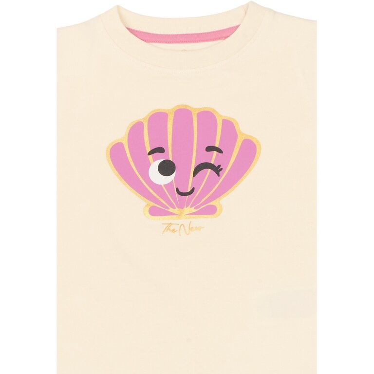 The New The New shirt meisje Tallulah Tee Gardenia (crèmewit)
