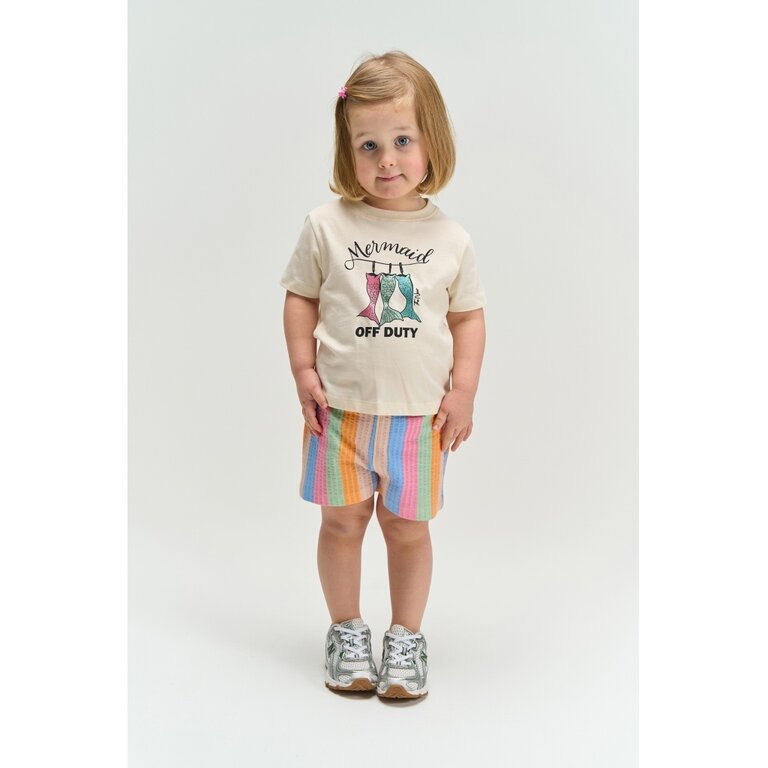 The New The New shirt meisje Tiara Tee Gardenia (crèmewit)