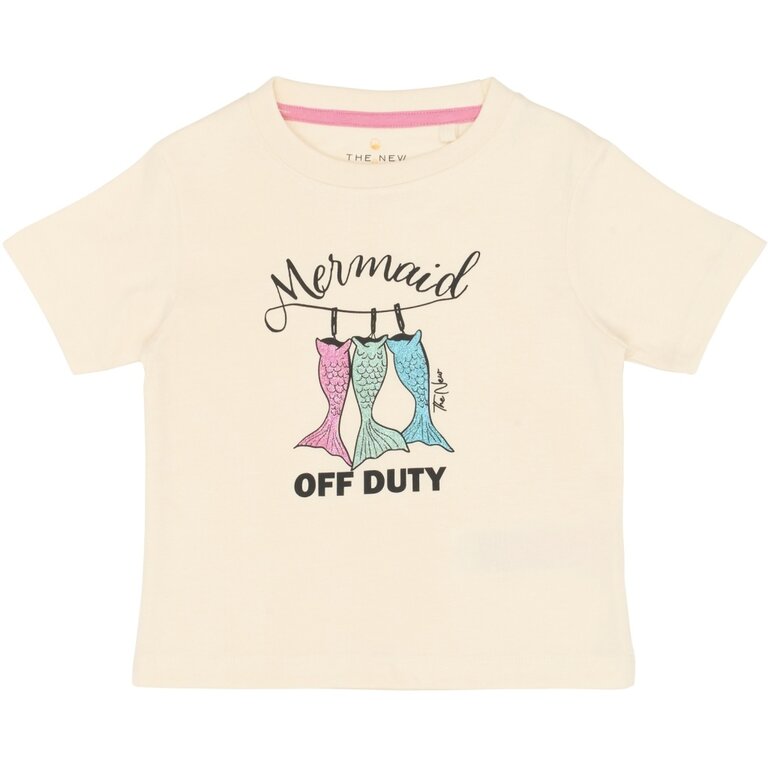 The New The New shirt meisje Tiara Tee Gardenia (crèmewit)