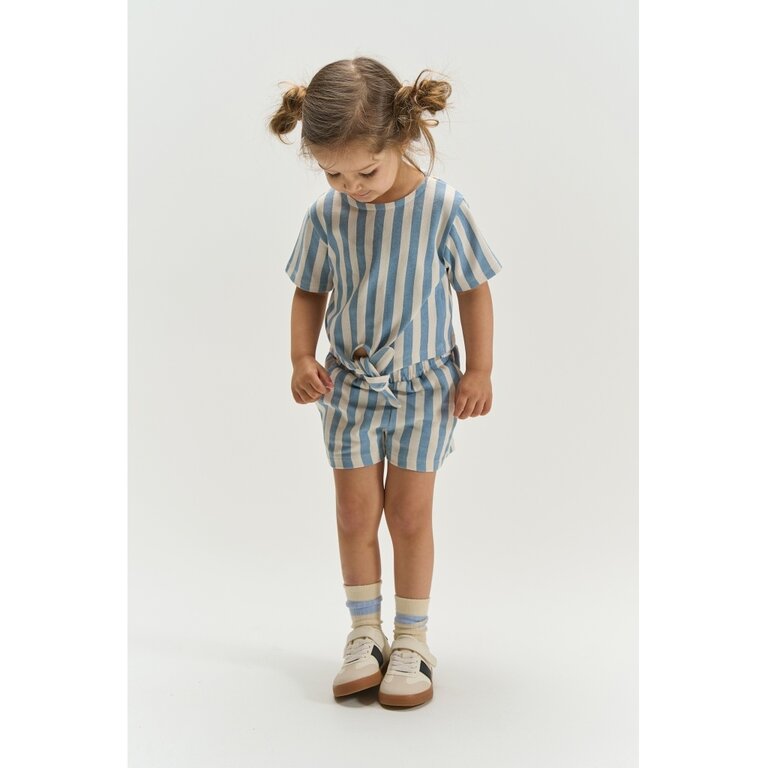 The New The New shirt meisje Taliana Tee Forever Blue Striped (blauw gestreept)