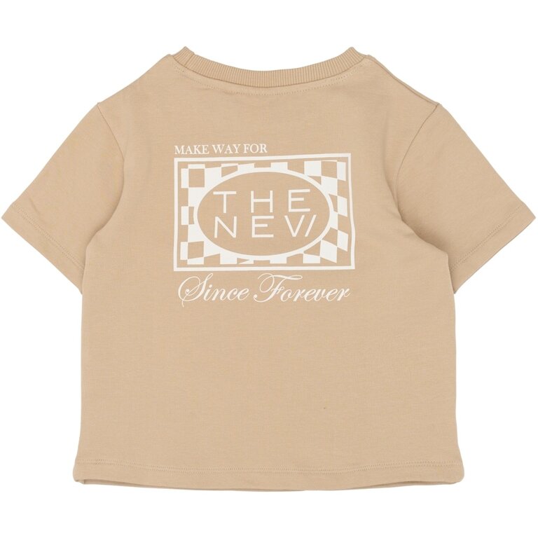 The New The New shirt jongen Titan Tee Humus (bruin)