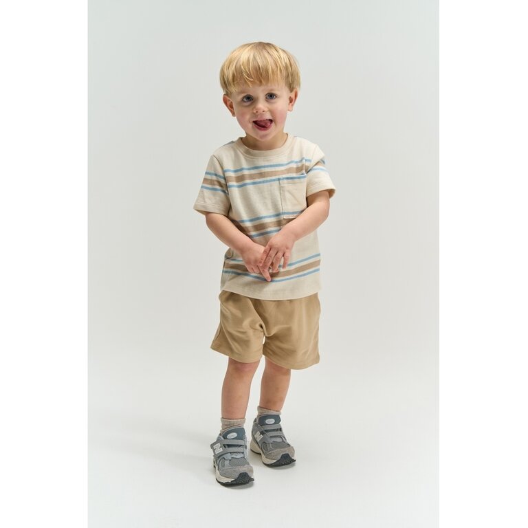 The New The New korte broek jongen Titan Shorts Humus (bruin)