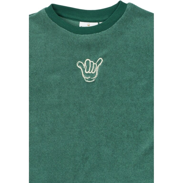 The New The New shirt jongen Terry Tee Posy Green (groen)
