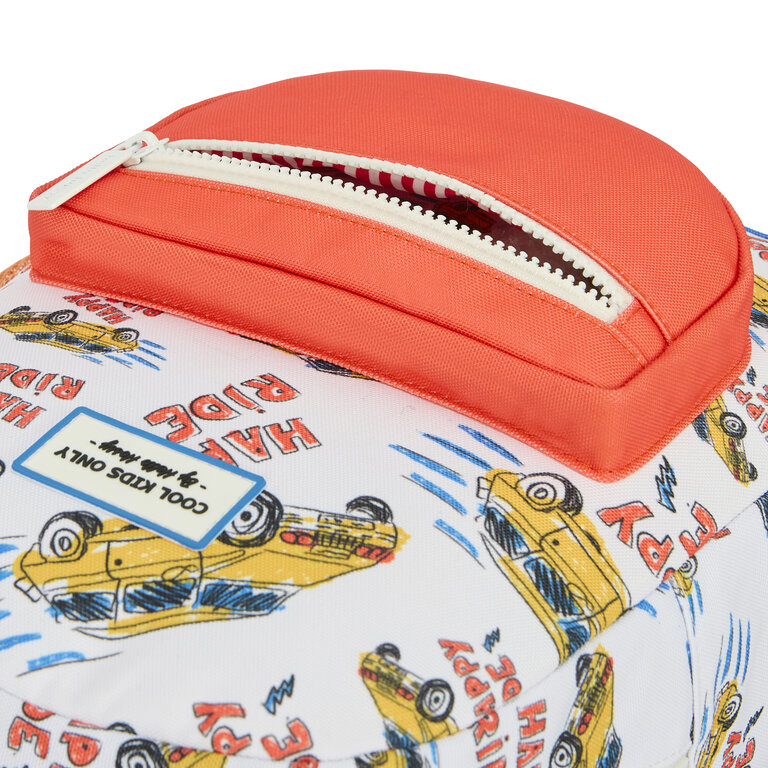 Hello Hossy  Hello Hossy rugzak kind Happy Ride rugtas  (voertuigenprint)