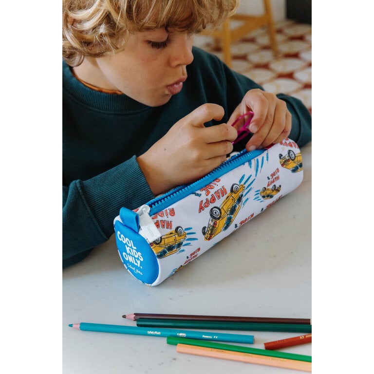 Hello Hossy  Hello Hossy etui kind Happy Ride (voertuigenprint)