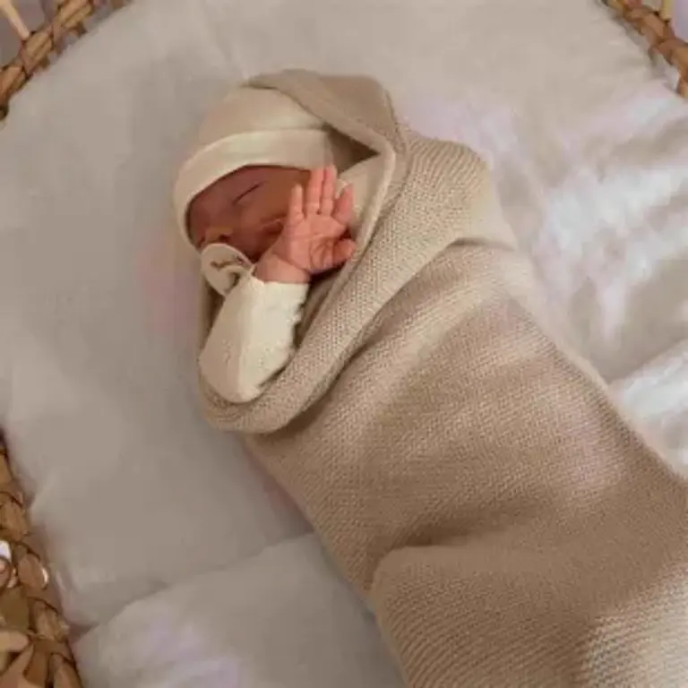 Hvid Hvid baby Cocoon Cream cremekleur