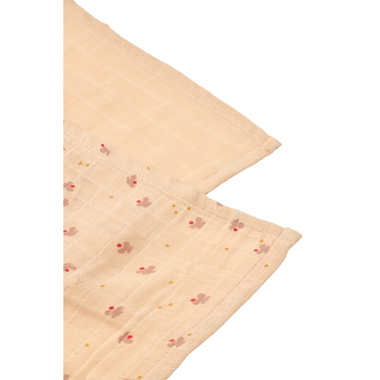 LIEWOOD LIEWOOD hydrofiele doeken baby Lewis set van 2 (Mini Butterfly / Apple Blossom Mix)