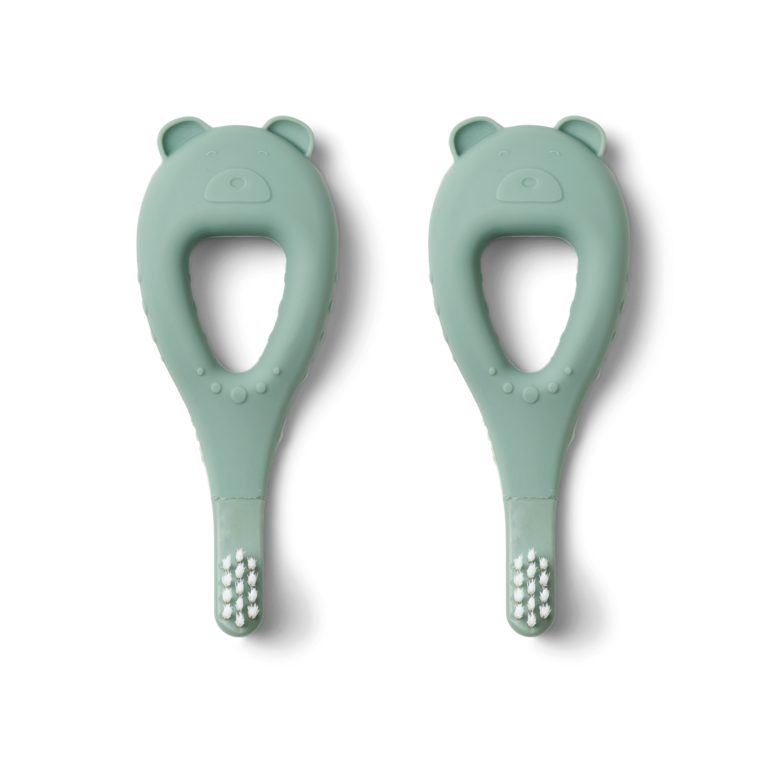 LIEWOOD LIEWOOD tandenborstels baby Janelle set van 2 (Peppermint, mint)