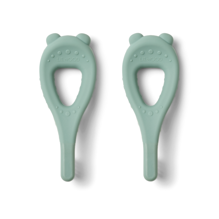 LIEWOOD LIEWOOD tandenborstels baby Janelle set van 2 (Peppermint, mint)