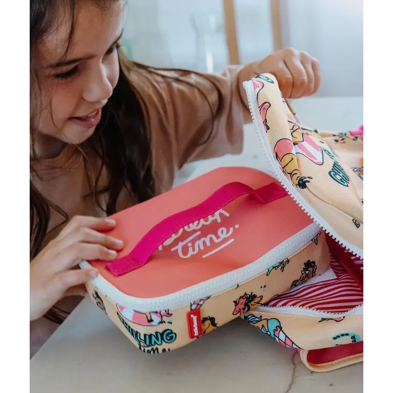 Hello Hossy  HELLO HOSSY isotherm lunchzakje kind Unicorn roze geïsoleerd lunchtasje