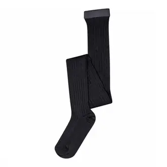 MP Denmark  Cotton Rib Tights | Black