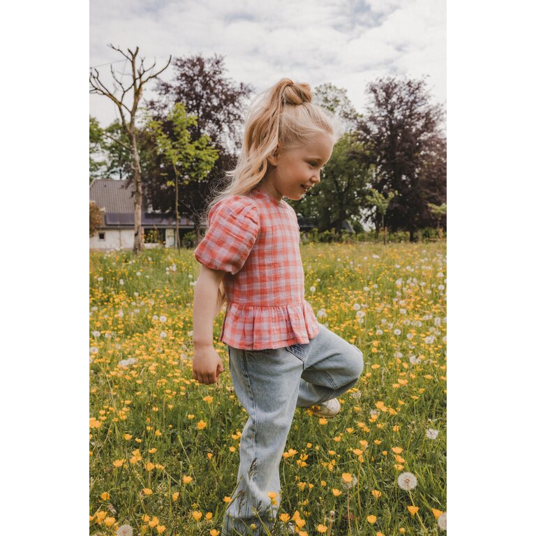 Daily7 Daily7 jeans spijkerbroek kind Wide Fit Light Blue Denim (lichtblauw denim)