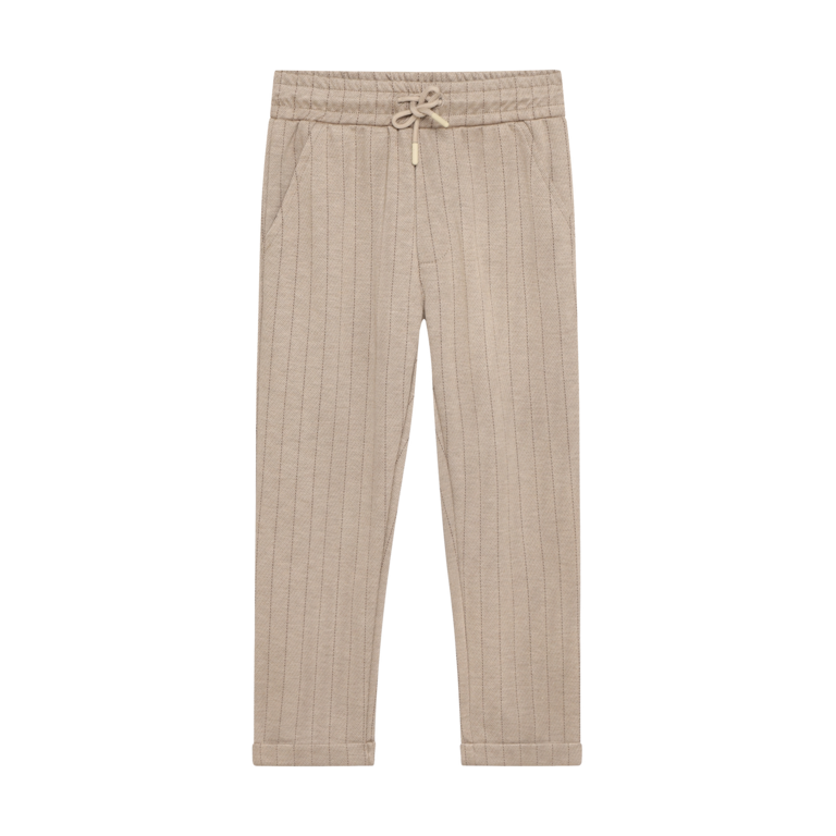 Daily7 Daily7 gestreepte broek kind Stripe Pants Boy Ginger Roots (gemberbruin)