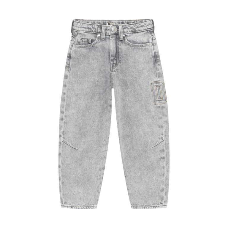 Daily7 Daily7 jeans spijkerbroek kind Barrel Fit (tonmodel) Denim Light Grey (lichtgrijs denim)