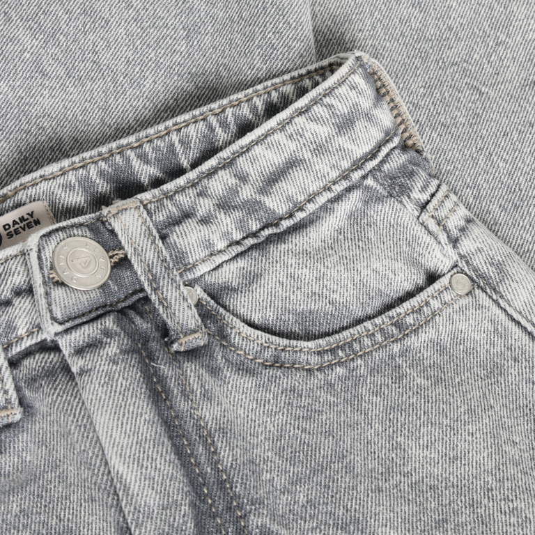 Daily7 Daily7 jeans spijkerbroek kind Barrel Fit (tonmodel) Denim Light Grey (lichtgrijs denim)