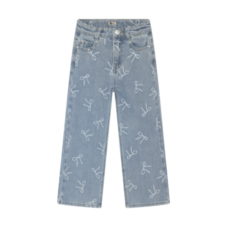 Daily7 Jeans Denim | Denim Wide Fit Bow