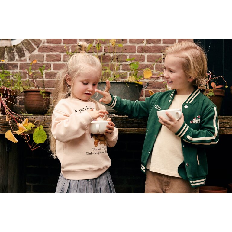 Daily7 Daily7 oversized bomberjas jongen Oversized Bomberjacket Jungle Green (junglegroen)
