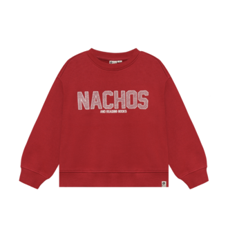 Daily7 Oversized Sweater Artwork | Rythmic Red