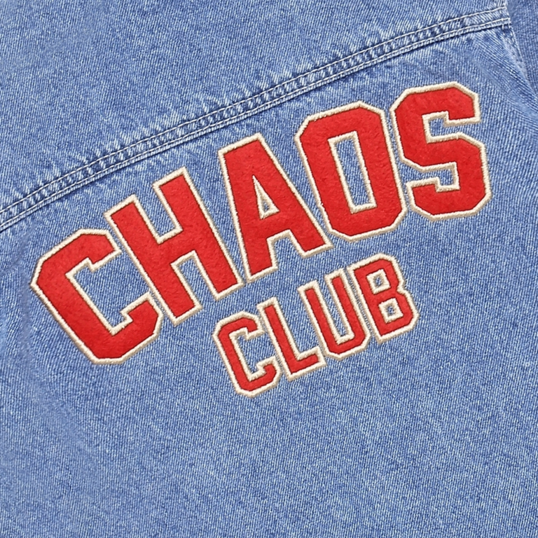 Daily7 Daily7 denim overhemd jongen longsleeve Medium Denim (middelblauw denim)