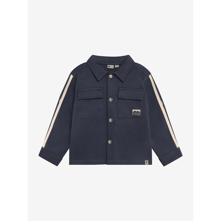 Daily7 Daily7 overshirt jongen Shirt Jacket Backprint Odyssey Gray (grijs)