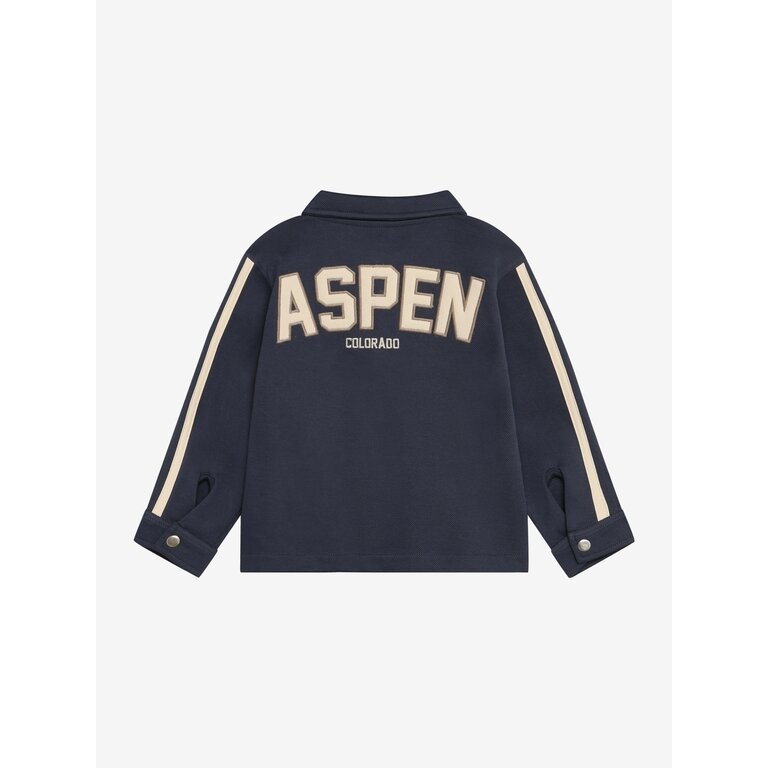 Daily7 Daily7 overshirt jongen Shirt Jacket Backprint Odyssey Gray (grijs)