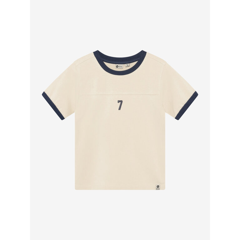 Daily7 Daily7 T-shirt jongen Contrast Sandshells (zand)