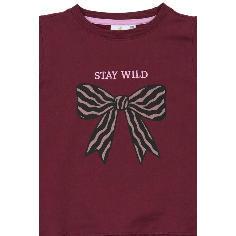 The New THE NEW sweater meisje Vonnie Burgundy (bordeaux)