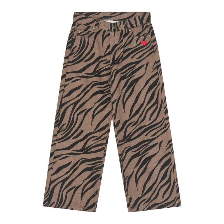 The New THE NEW wide fit jeans meisje Vanya Taupe Gray (taupegrijs)
