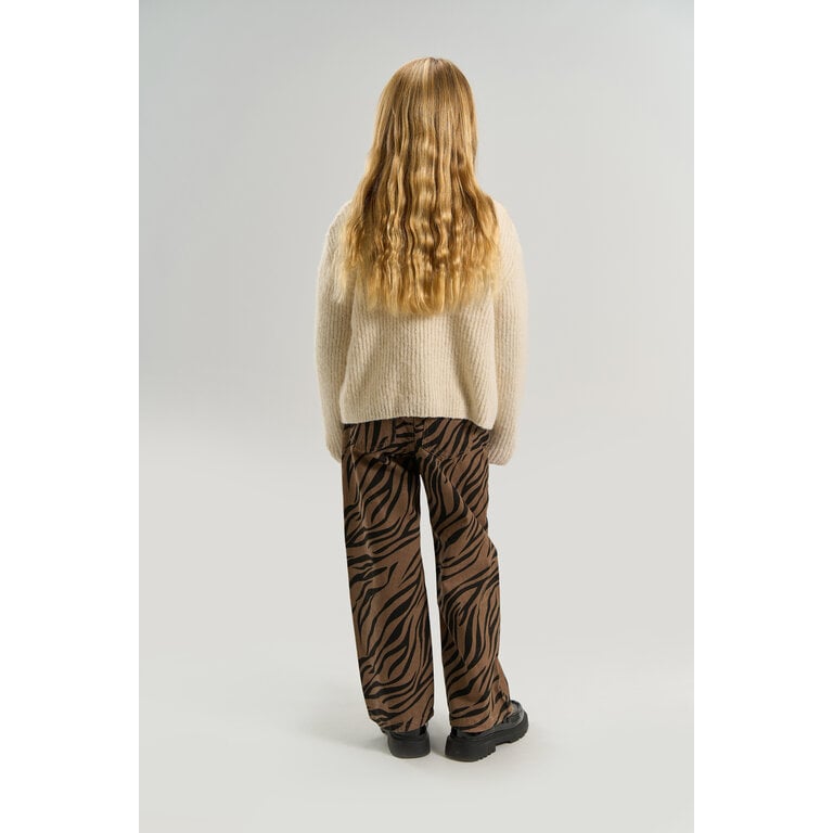 The New THE NEW wide fit jeans meisje Vanya Taupe Gray (taupegrijs)