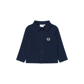 The New Victory Cardigan | Shirt | Navy Blazer/blouse