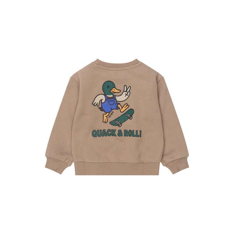 The New THE NEW sweater jongen Valino Taupe Gray (taupegrijs)