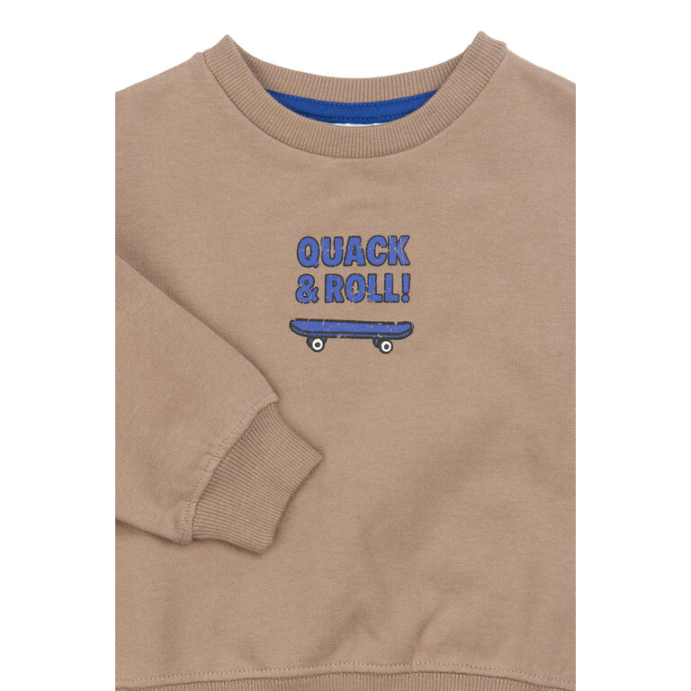 The New THE NEW sweater jongen Valino Taupe Gray (taupegrijs)