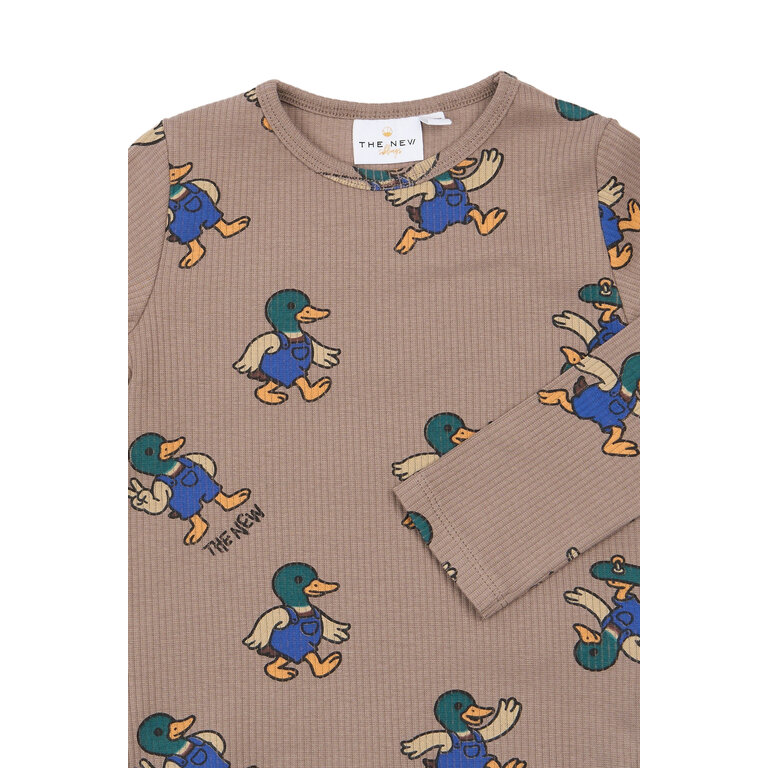 The New THE NEW sweater jongen Valdemar Taupe Gray (taupegrijs)