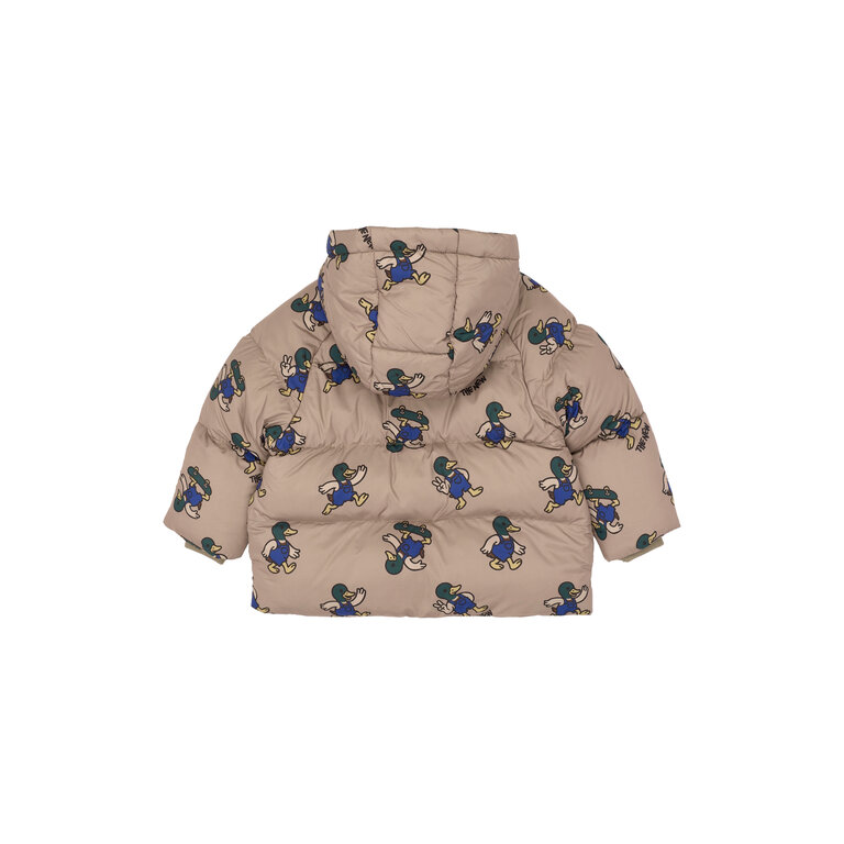 The New THE NEW puffer jas Uwe Taupe Gray (taupegrijs)