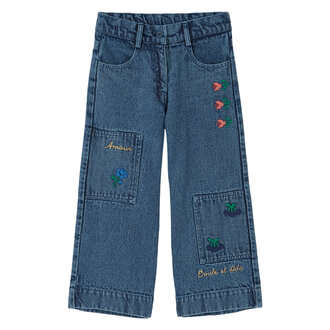 Emile et Ida PANTALON DENIM BRODE | DENIM