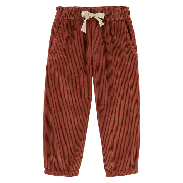 Emile et Ida EMILE ET IDA joggingbroek meisje Velours Jogger Fille Acajou (mahoniebruin)
