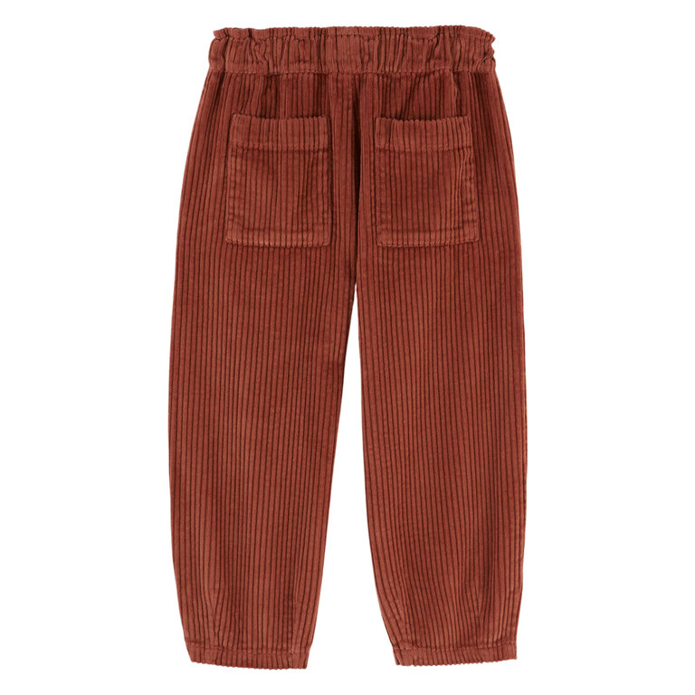 Emile et Ida EMILE ET IDA joggingbroek meisje Velours Jogger Fille Acajou (mahoniebruin)