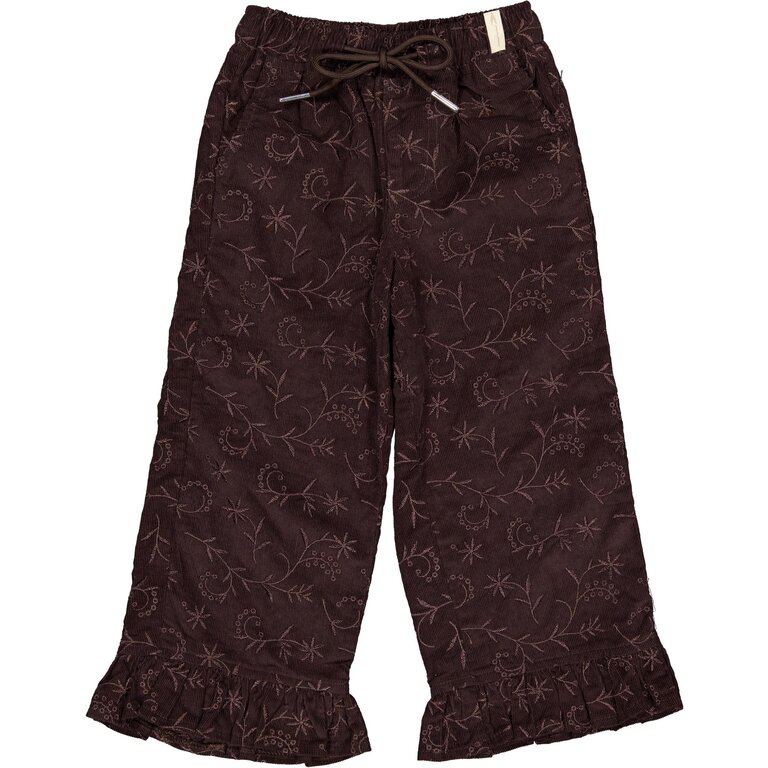 Levv LEVV broek meisje Doris Dark Taupe (donkertaupe)