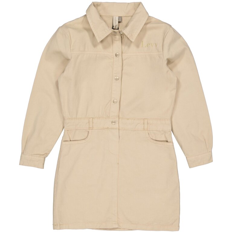 Levv LEVV jurk meisje Damaris Light Sand (zand)