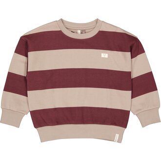 Levv Sweater Dax | AOP Grey Stripe