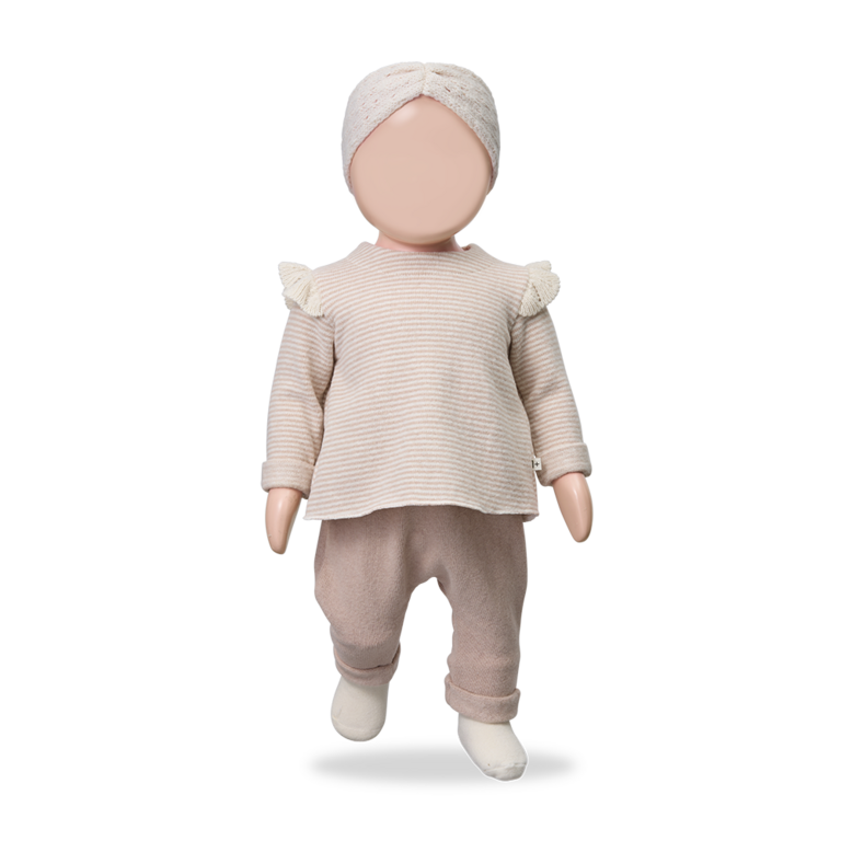 1+ in the family 1+ IN THE FAMILY broek baby Alain Nude (lichtroze)