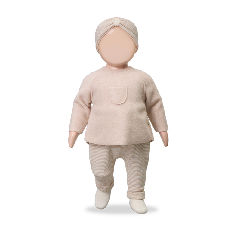 1+ in the family 1+ IN THE FAMILY broek baby Antony Nude (lichtroze)